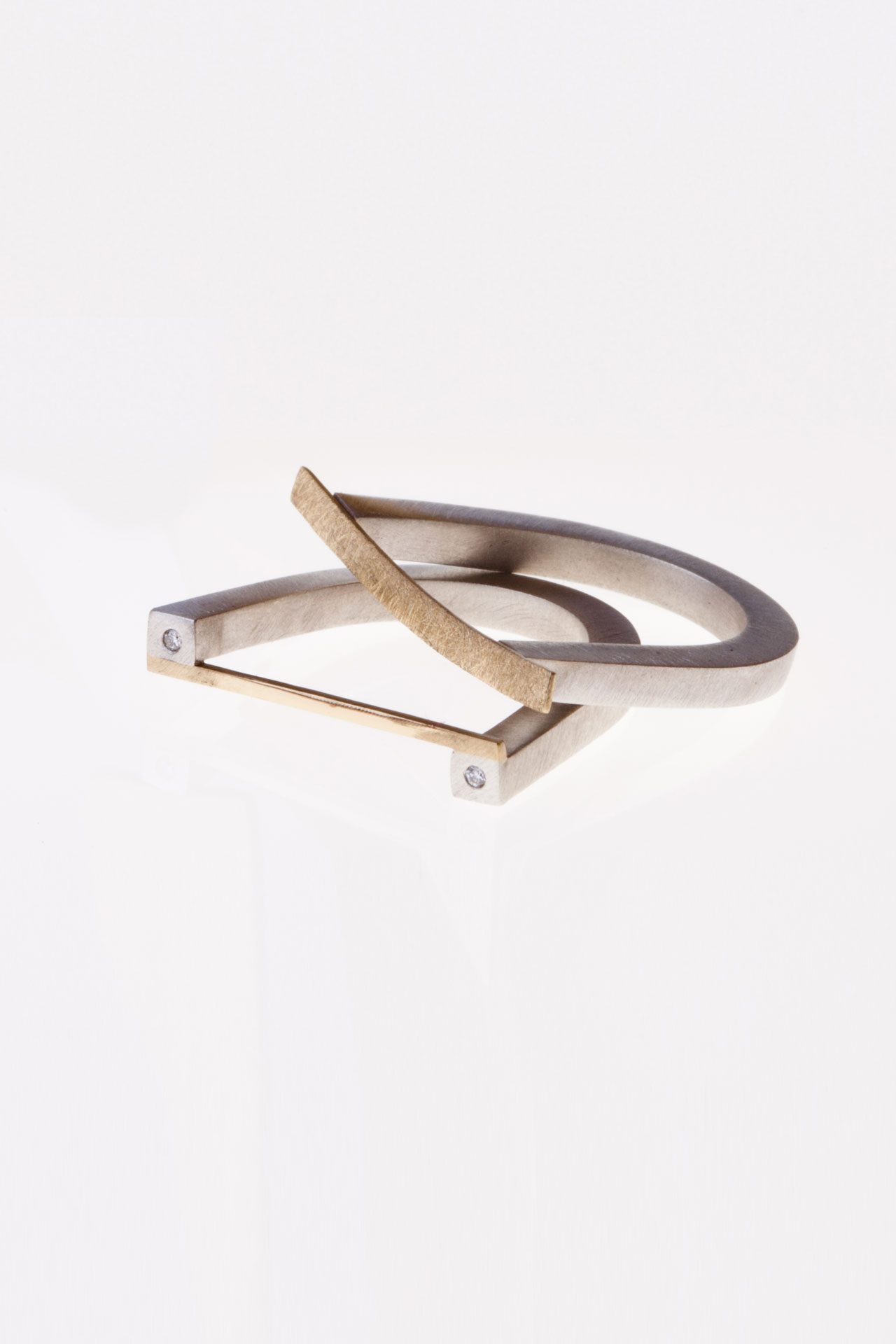 Aines handmade Jewellery - Renovated Classic Collection - Gold and silver rings.